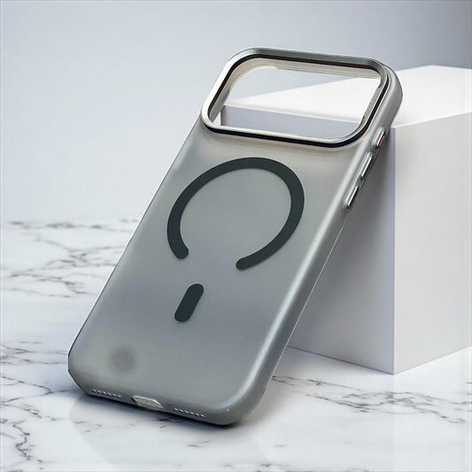 Matte Grey MagSafe iPhone 17 pro max Case – Minimalist & Protective