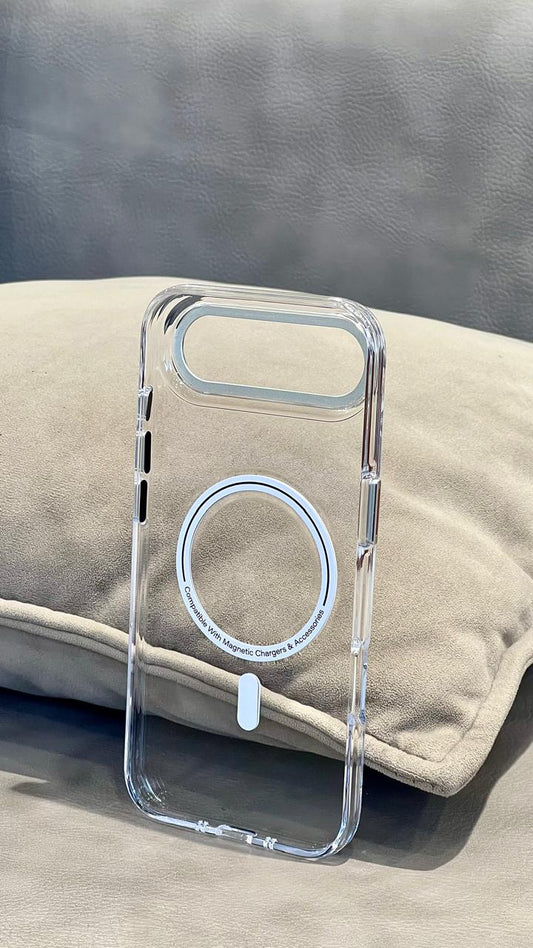 Slim Crystal Clear MagSafe iPhone 17 AIR Case – Dual Camera Protection & Shockproof