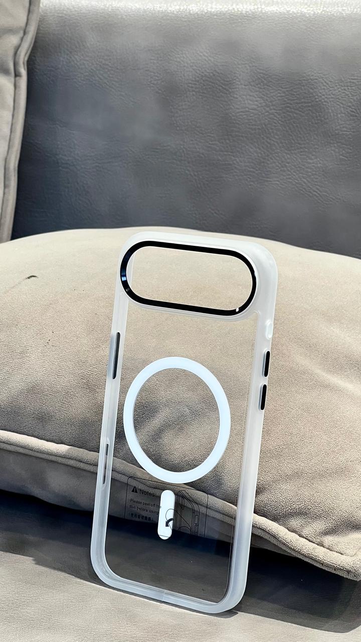 Frosted MagSafe iPhone 17 AIR Case – Slim Shockproof Dual Camera Cover